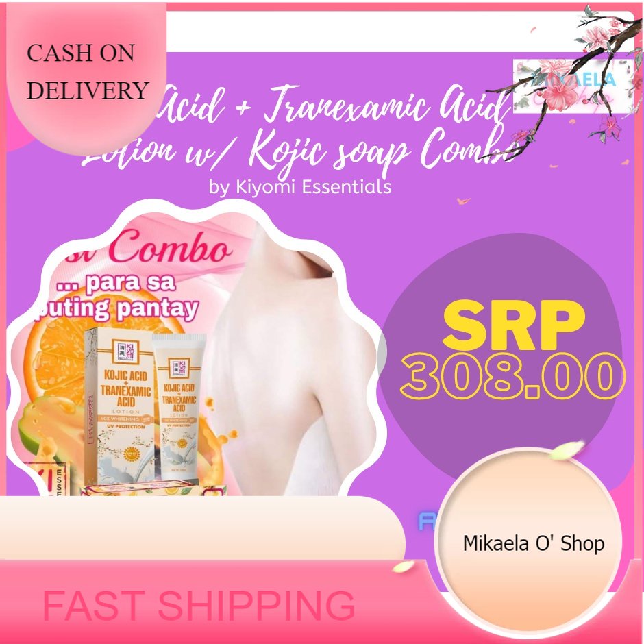 Kojic Acid Lotion with Kojic Soap by Kiyomi Essentials Shopee Philippines
