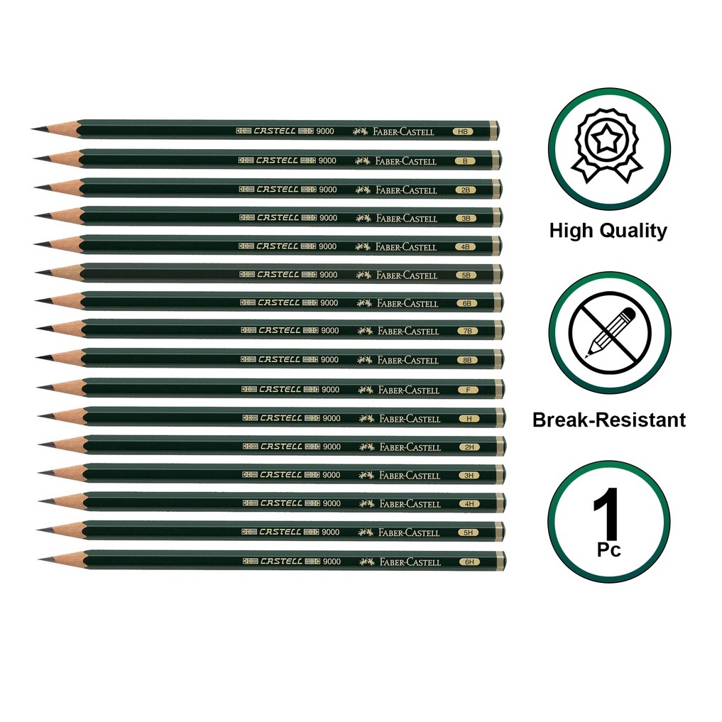 Faber-Castell 9000 Graphite Pencil (1pc) | Shopee Philippines