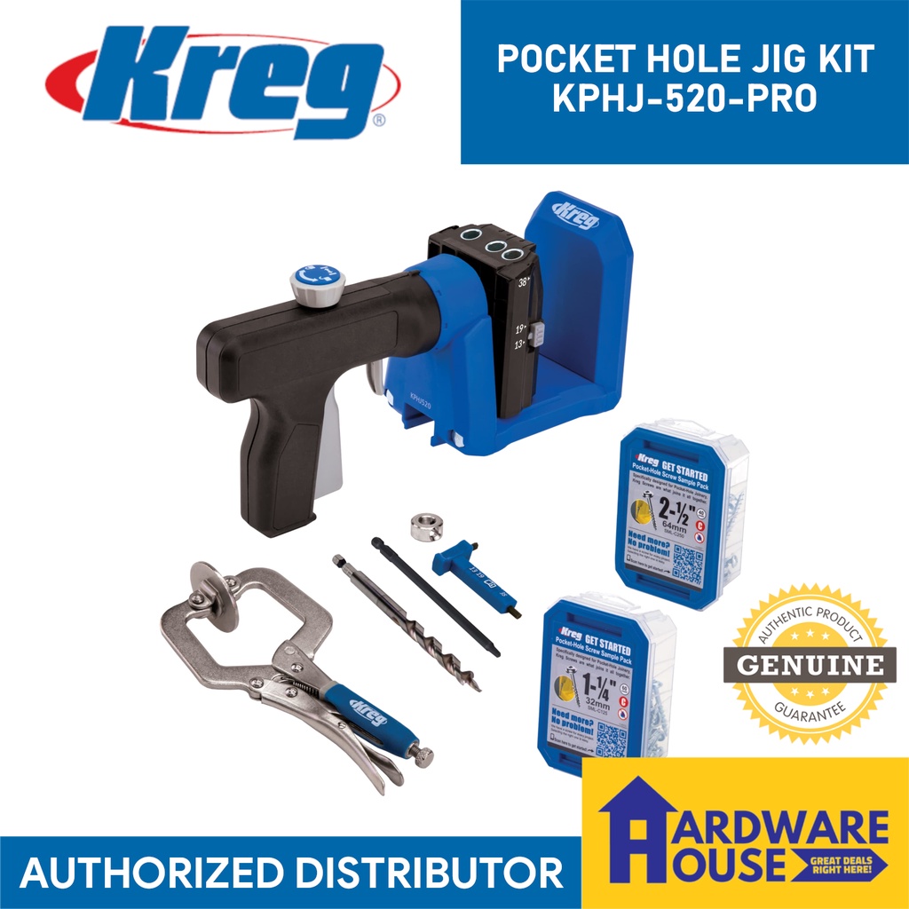 ORIGINAL KREG Pocket Hole Jig Master Sets K4 K5 520 720 PRO K4MS K5MS