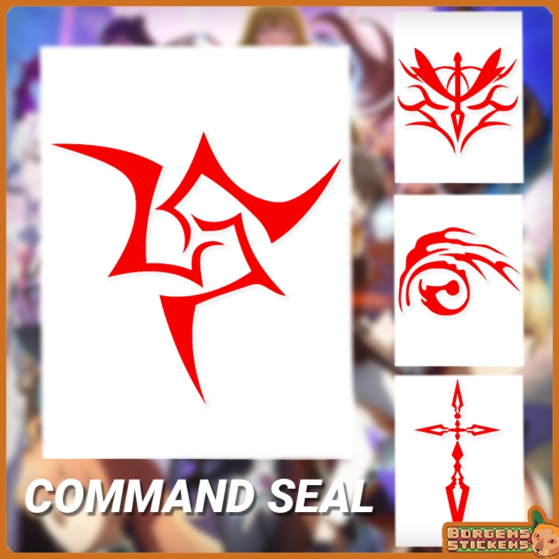 [DECAL] FGO Kirei, Kiritsugu, Kariya, Kayneth Command Seal VINYL ...