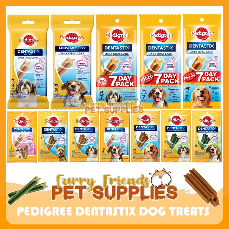 PEDIGREE DENTASTIX DOG TREATS (Puppy, Toy, Small, Medium, and Large