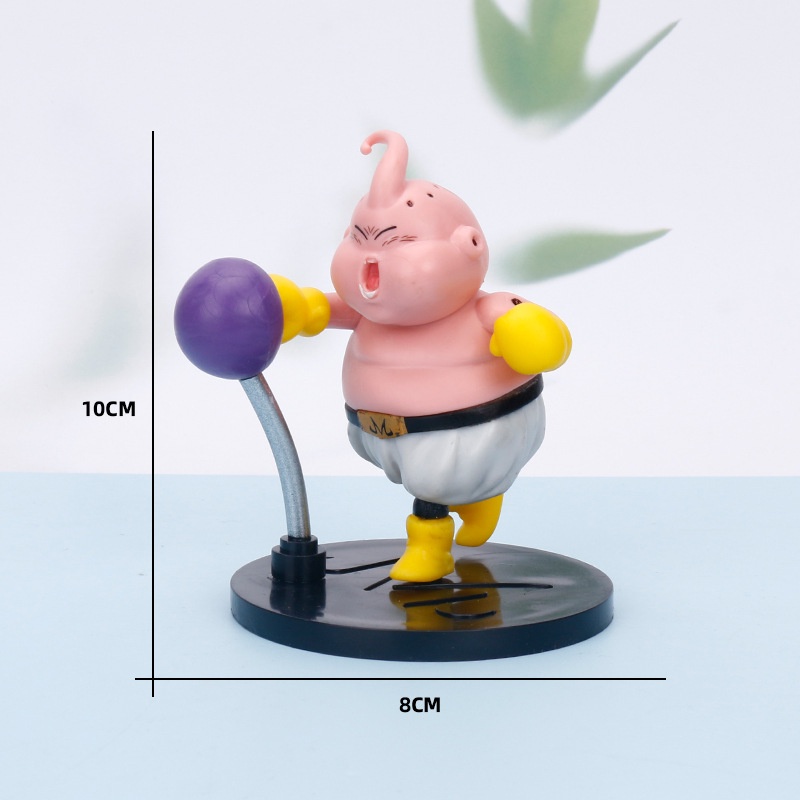 Anime Dragon Ball Z Fitness Majin Buu Boo PVC Action Figures Adult Toys ...