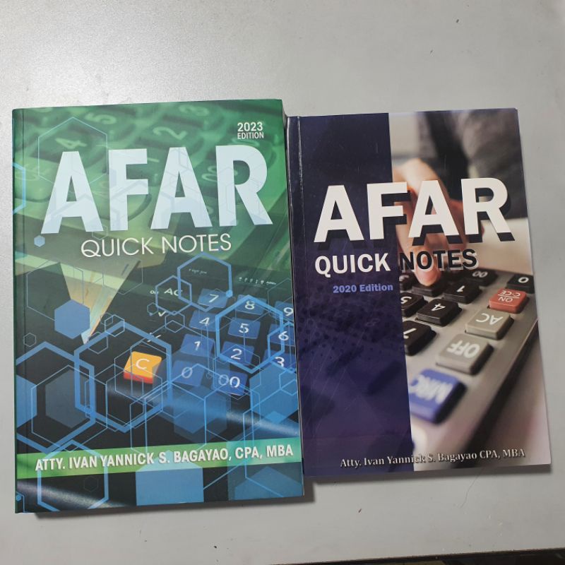 AFAR Quick Notes 2020 2023 edition By;Bagayao | Shopee Philippines