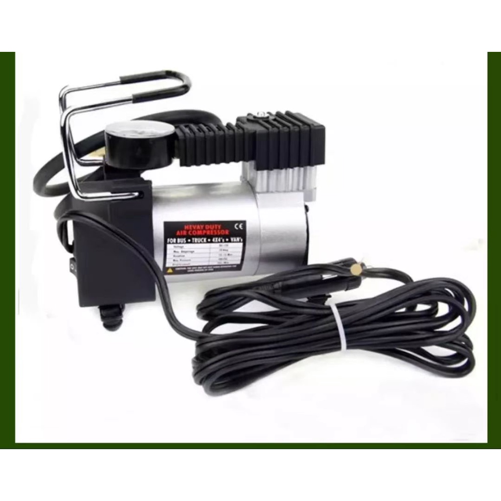 Car Air Compressor Heavy Duty Metal Electric Car Air Compressor Pump ...