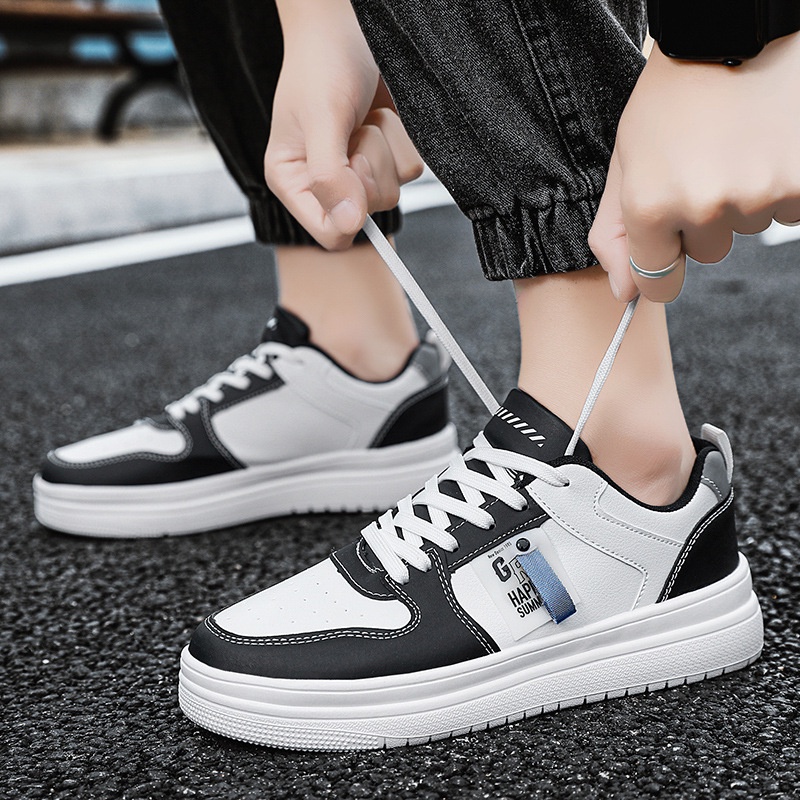 Men's Shoes 2022 New Trend Small White Shoes Men's Casual Leather Shoes