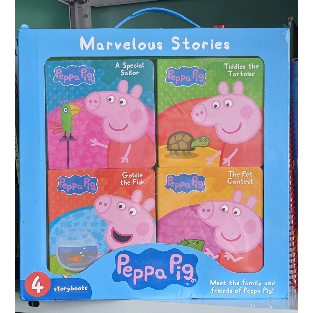 PEPPA PIG MARVELOUS STORIES 4 BOOKS BOARDBOOKS | Shopee Philippines