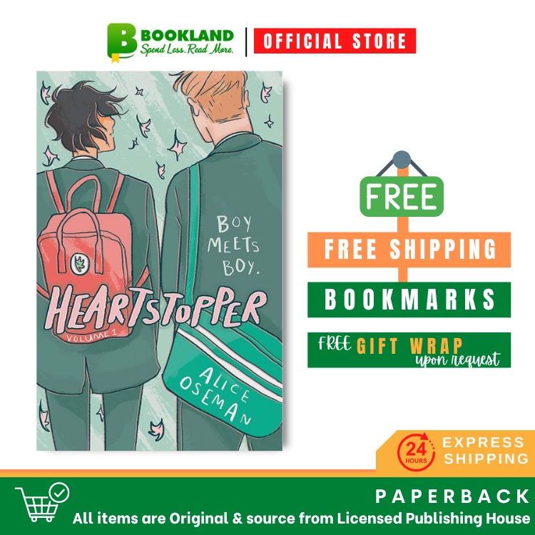 Heartstopper Volume 1 By Alice Oseman (Trade Paperback) | Shopee ...