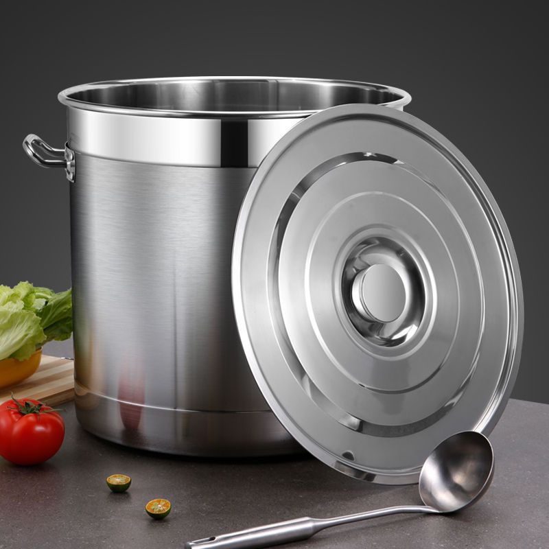 304 Food Grade German Craft ThreeLayer Steel Bottom Soup Bucket Brine