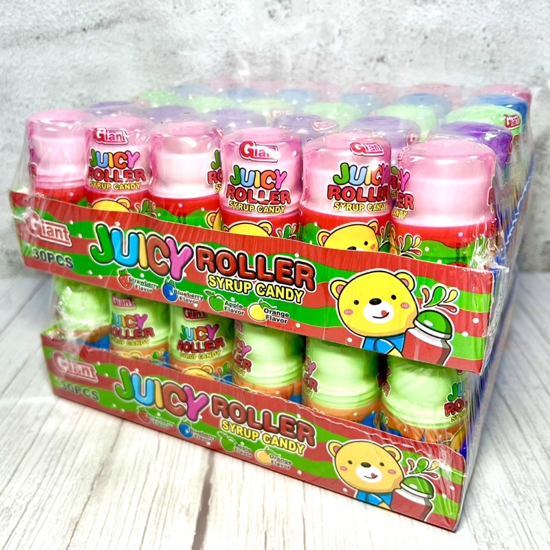 Juicy Roller Roll On Sweet Syrup Candy 30pcs Shopee Philippines