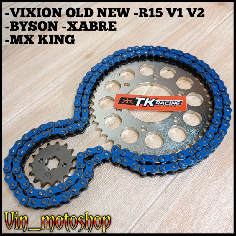 Gir gear set Vixion old new R15 v1 v2 MX king Byson Xabre MT15 TK