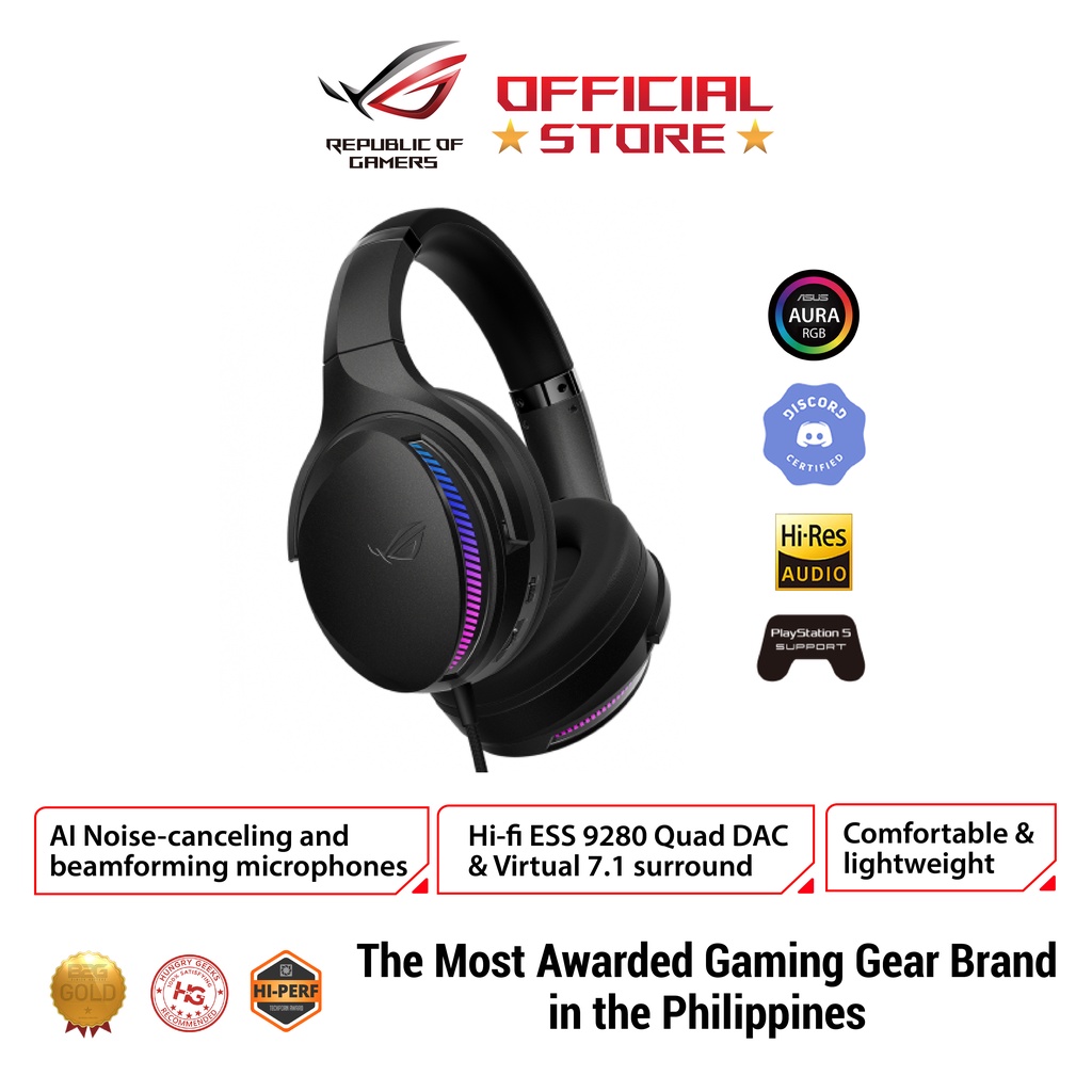 Asus Rog Strix Fusion Ii 300 Rgb Wired Gaming Headset Shopee Philippines 9828