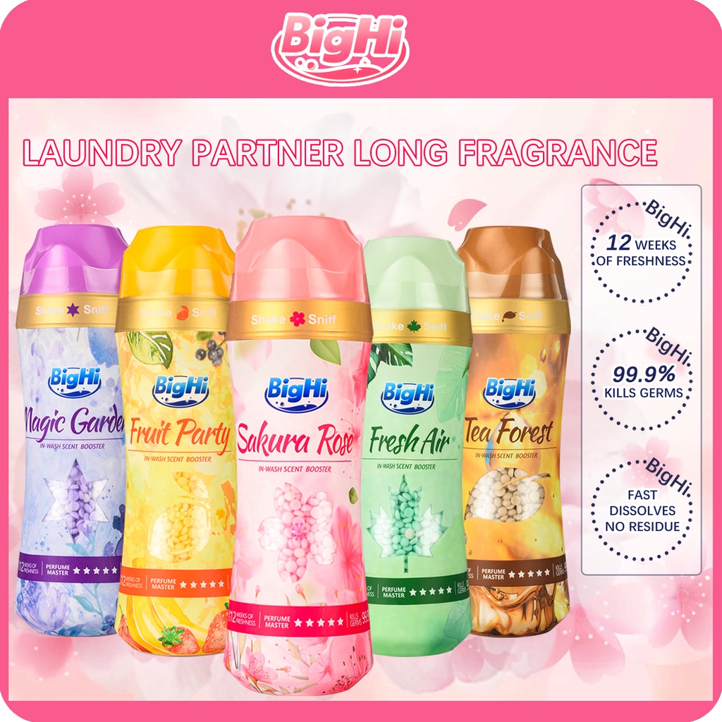 Laundry liquid detergent Scent Booster BigHi Inwash Long lasting clothes fragrance of freshness