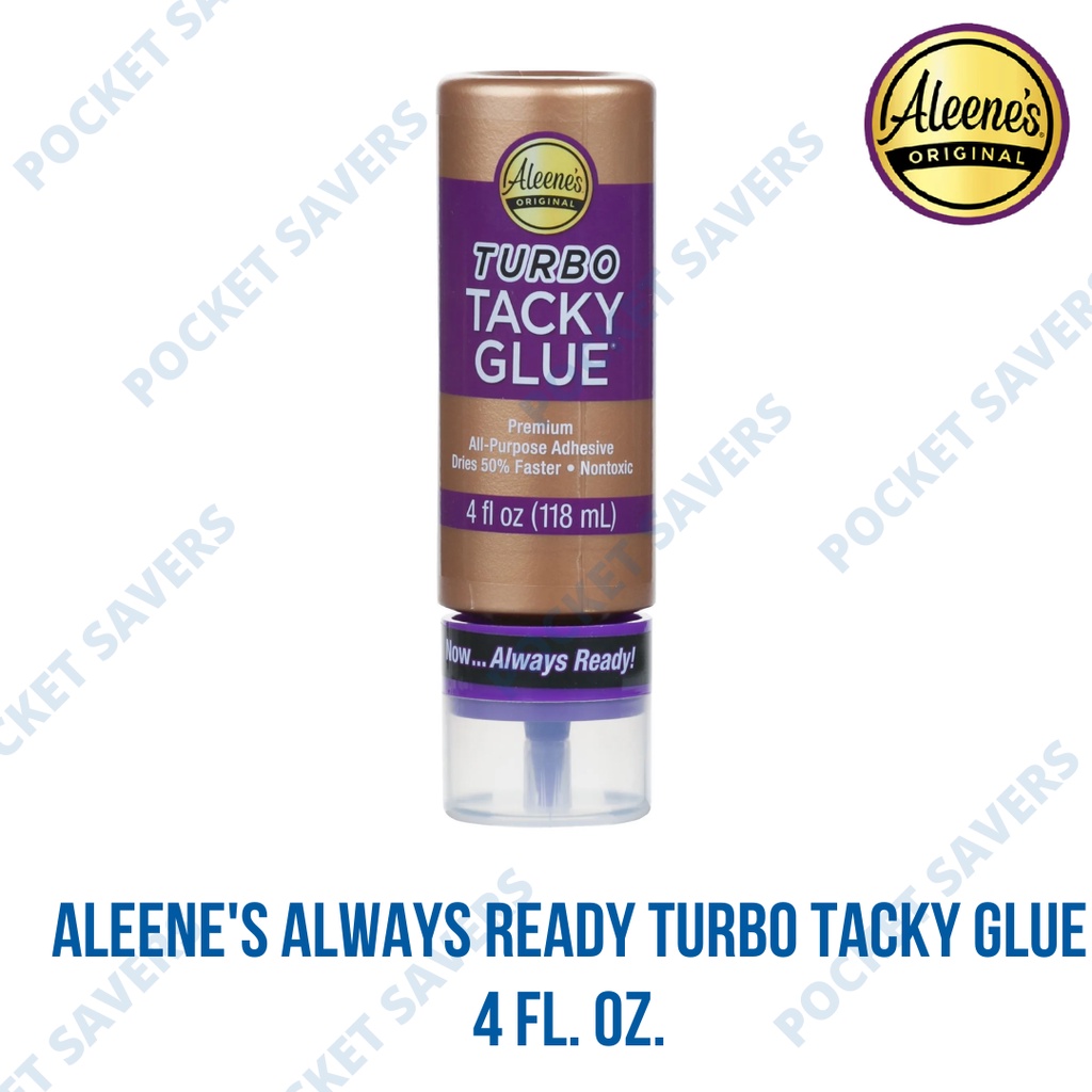 Aleene's Always Ready Turbo Tacky Glue 4oz (AcidFree, PhotoSafe, Non