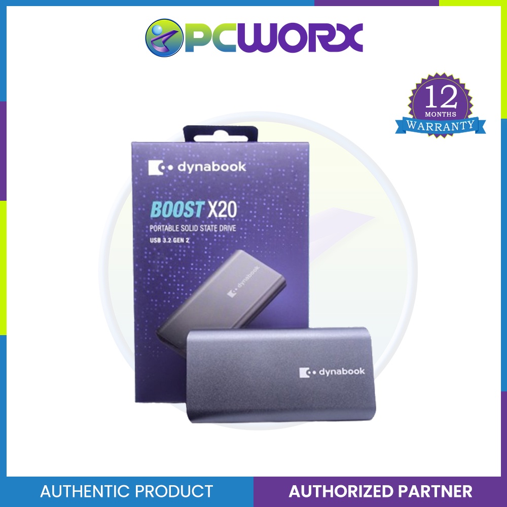 Dynabook Boost X20 250GB USB 3.2 Portable Storage Solid State Drive