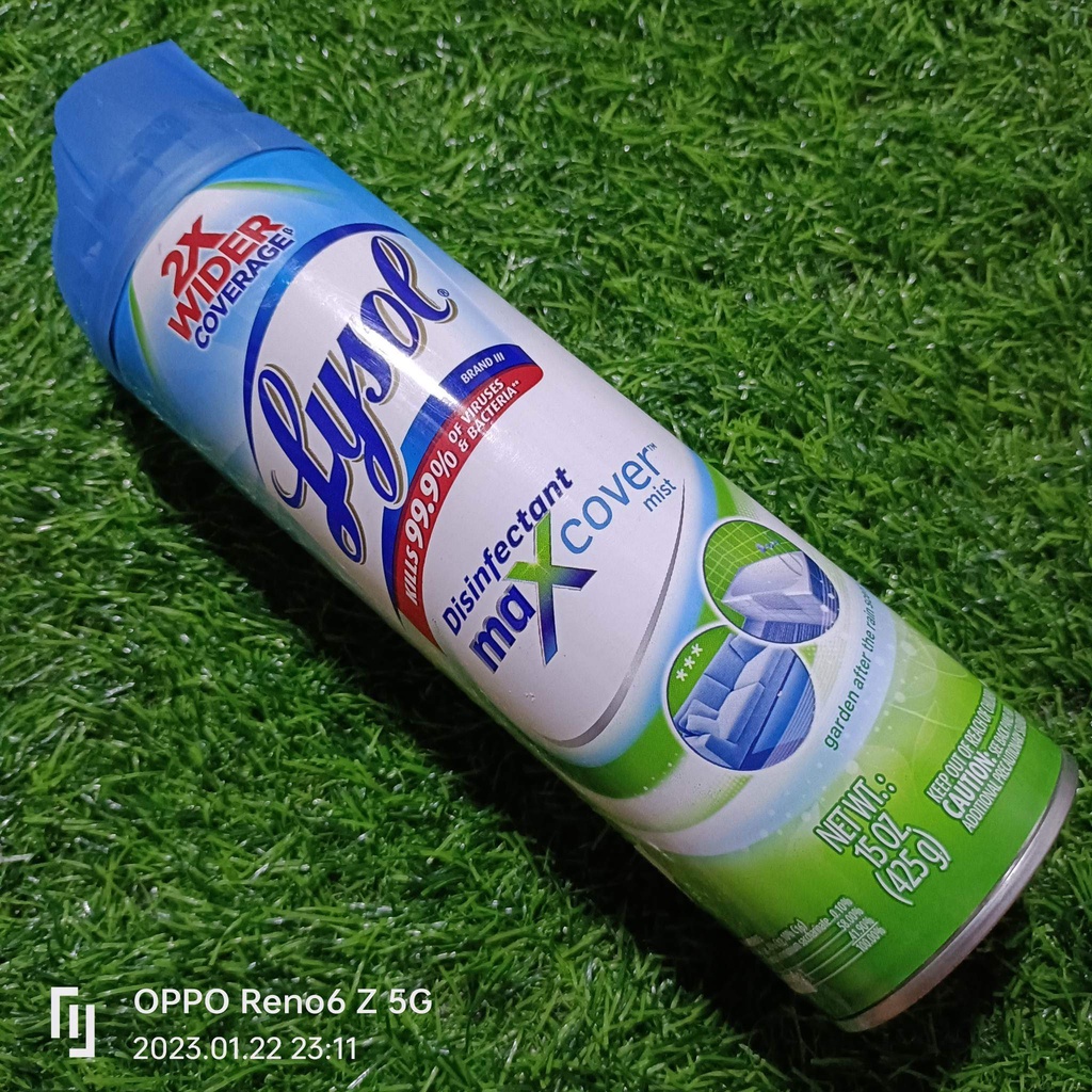 Lysol Disinfectant Maxcover Mist Garden After The Rain Scent 425g Shopee Philippines 6126