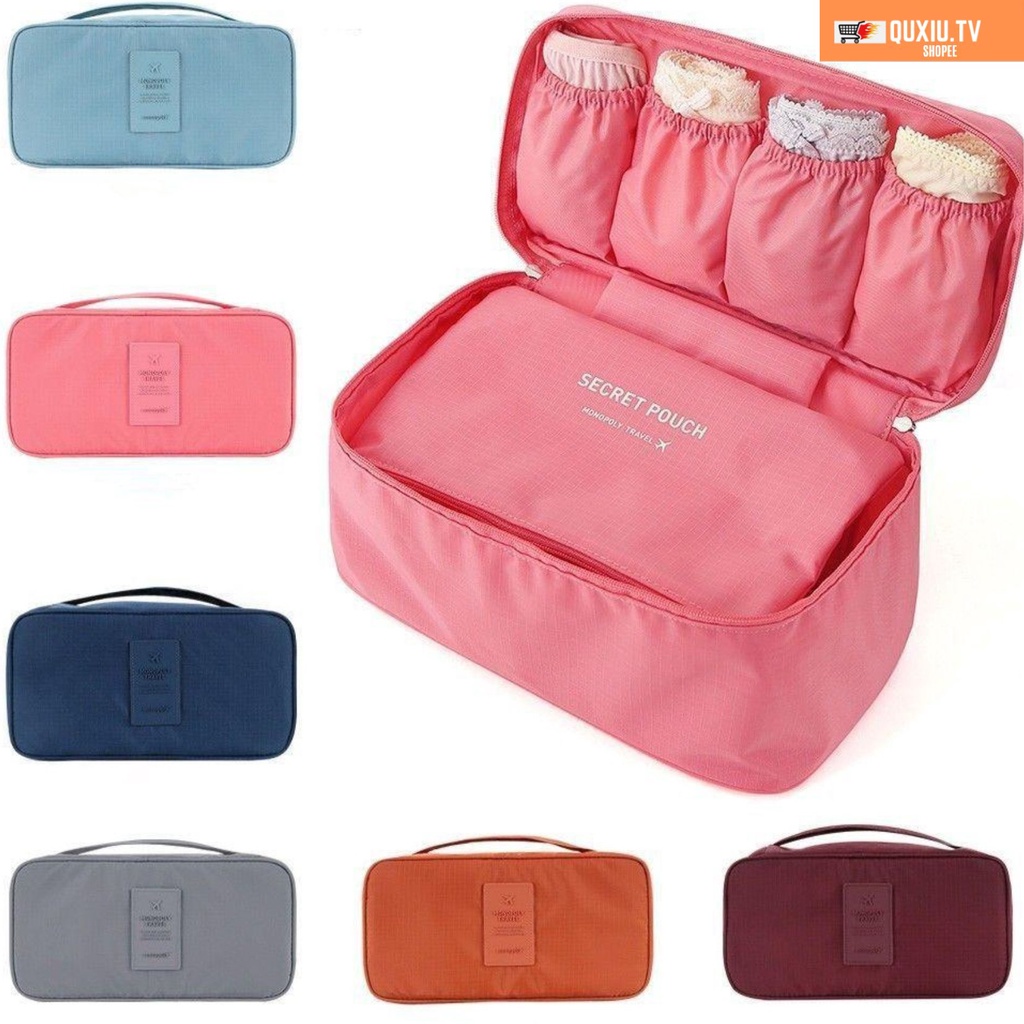 Multifunctional Underwear Storage Bag Travel Clothes Bra Socks Divider Organizer  Pouch Women Portable Cosmetic Stuff Washing