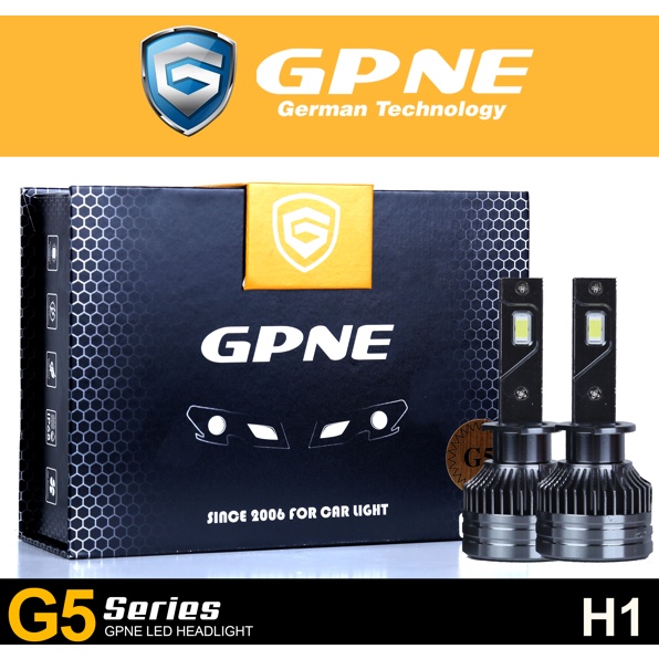 GPNE G5 SERIES H1 6000K WHITE PAIR/2PCS HEADLIGHT FOGLIGHT