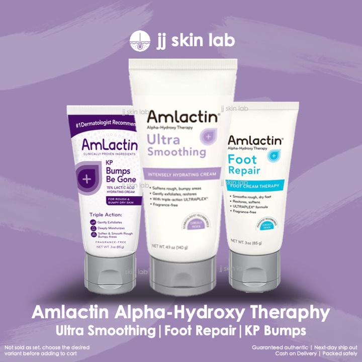 Amlactin Alphahydroxy Therapy Foot Cream Therapy Ultra Smoothing Cream KP Bumps Be Gone