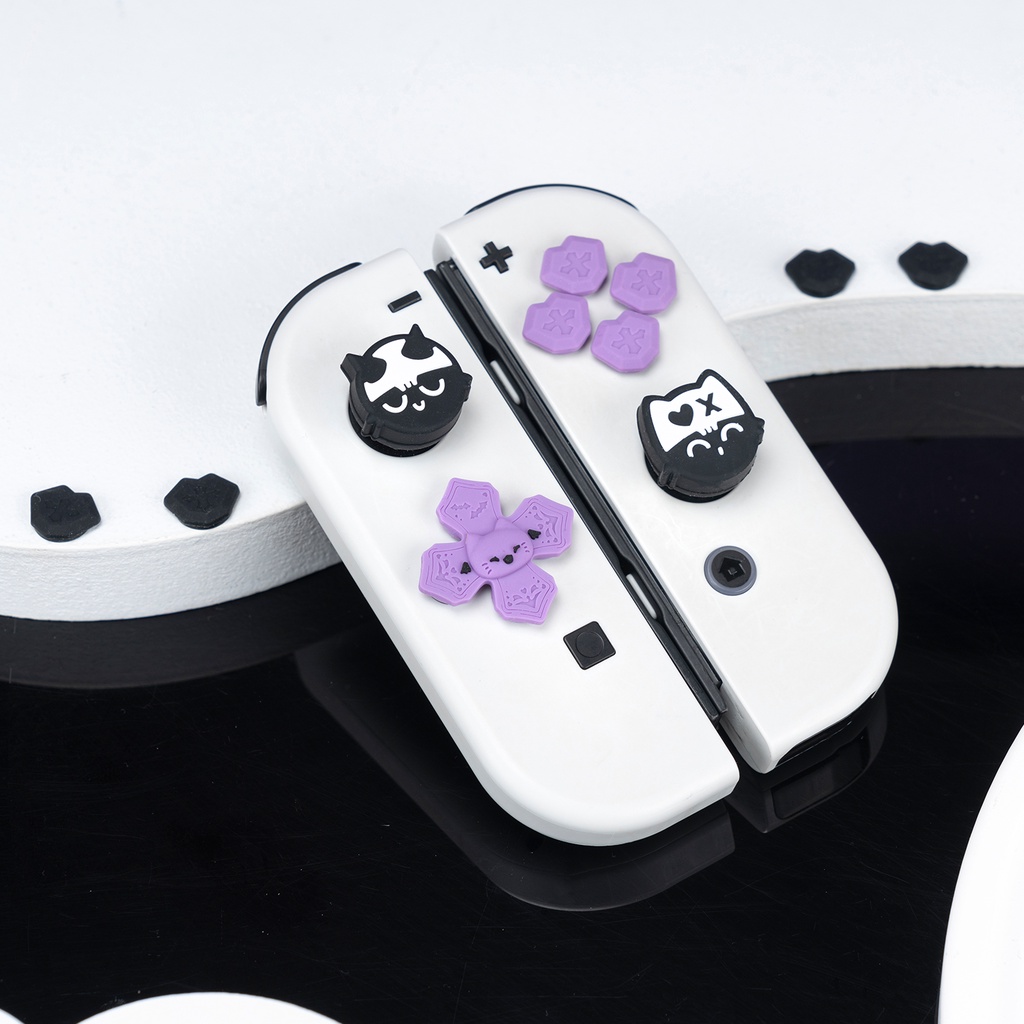 Geekshare Cross Kitty Button Caps for Nintendo Switch OLED | Shopee ...