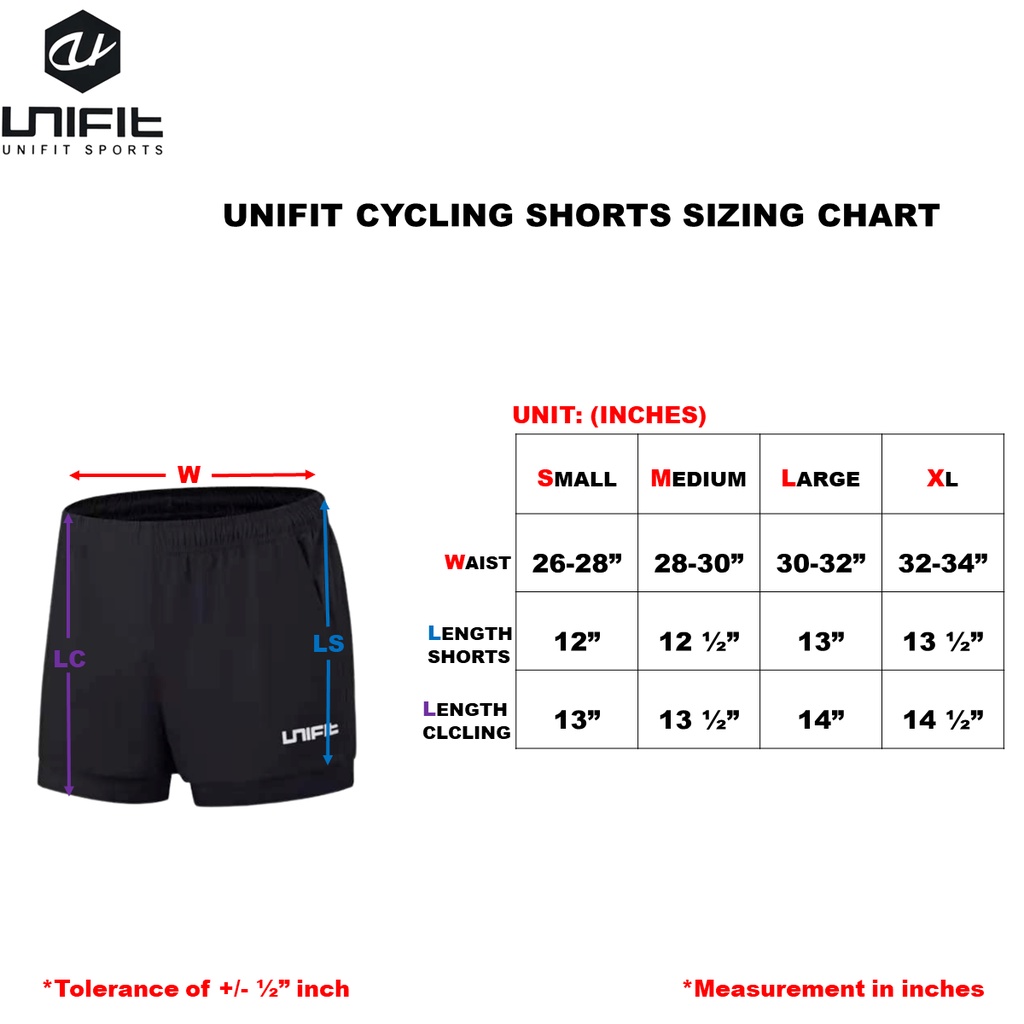 UNIFIT 2 In 1 Dri Fit Cycling Shorts Jogging Training Sports Gym Fitness Uf 0104 Shopee Philippines