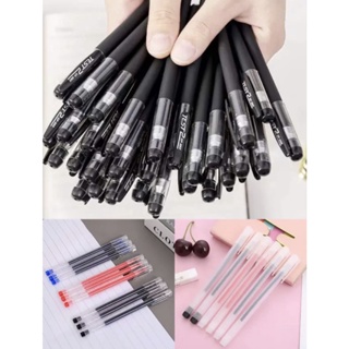 12 Pcs, Gel Pens 0.5mm, Retractable Pens, Black Pens 0.5 Fine Point, Style  of Japanese Gel Pen, Retractable Gel Pens for Asian Korean Japan Office