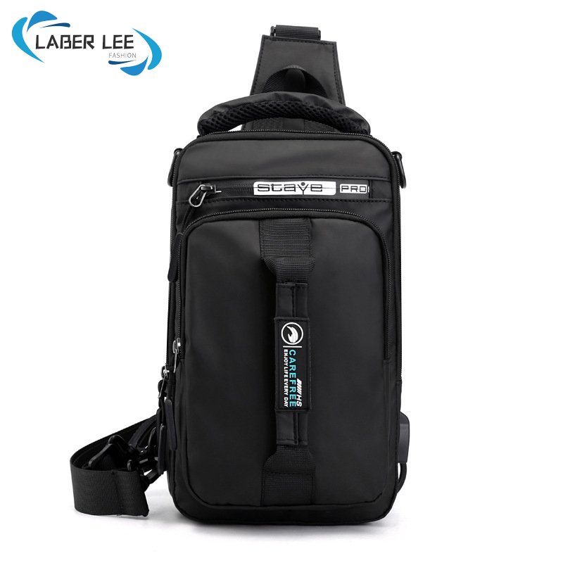 LABER LEE Crossbody Bag Men Nylon Multifunctional Casual Backpack ...