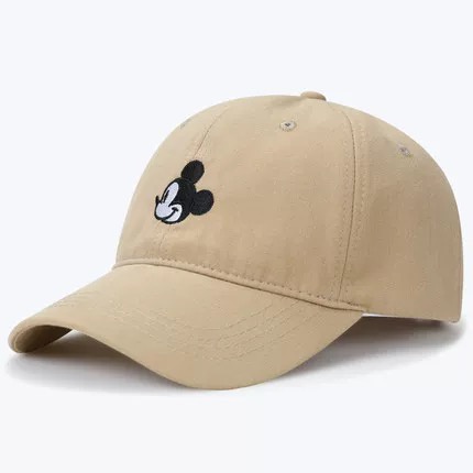 Khaki Color Theme Korean Cotton Unisex Baseball Cap School Cap OOTD ...