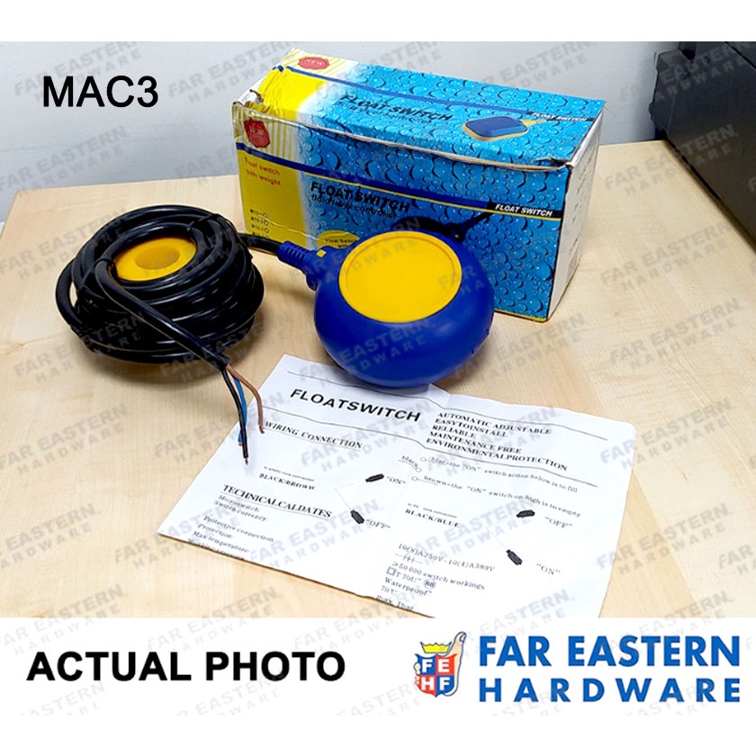 Float Switch Water Level Controller For Water Tank MAC3 | TRAVINO ...