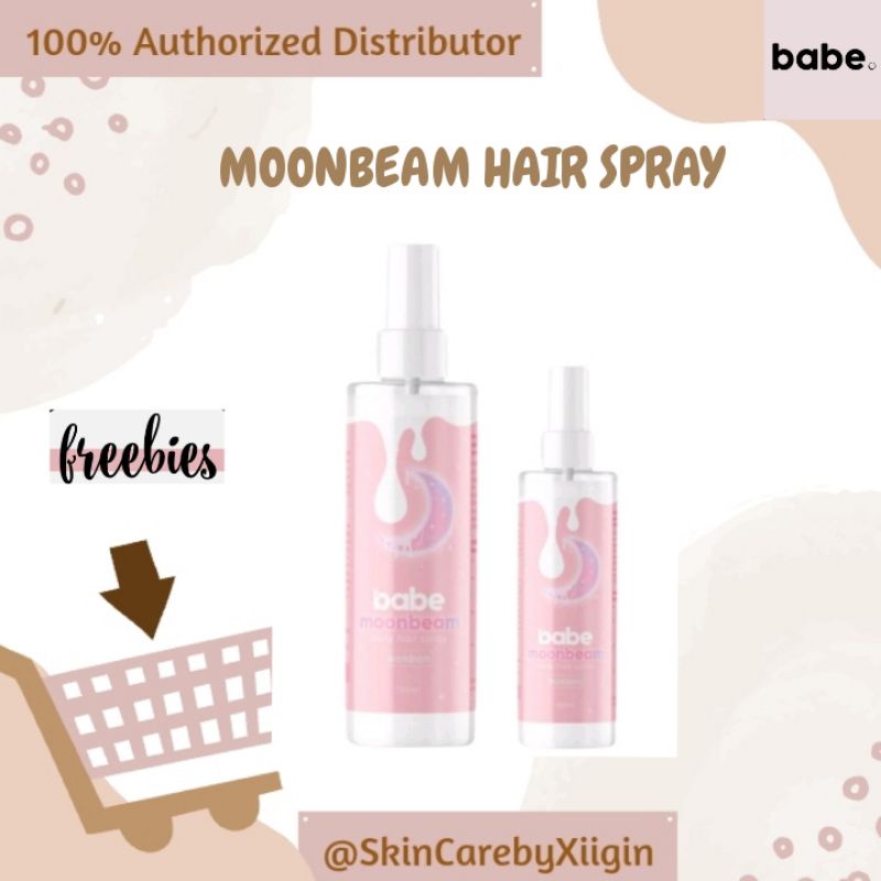 ( COD + Freebie ) BABE FORMULA Moonbeam Hair Spray Shopee Philippines