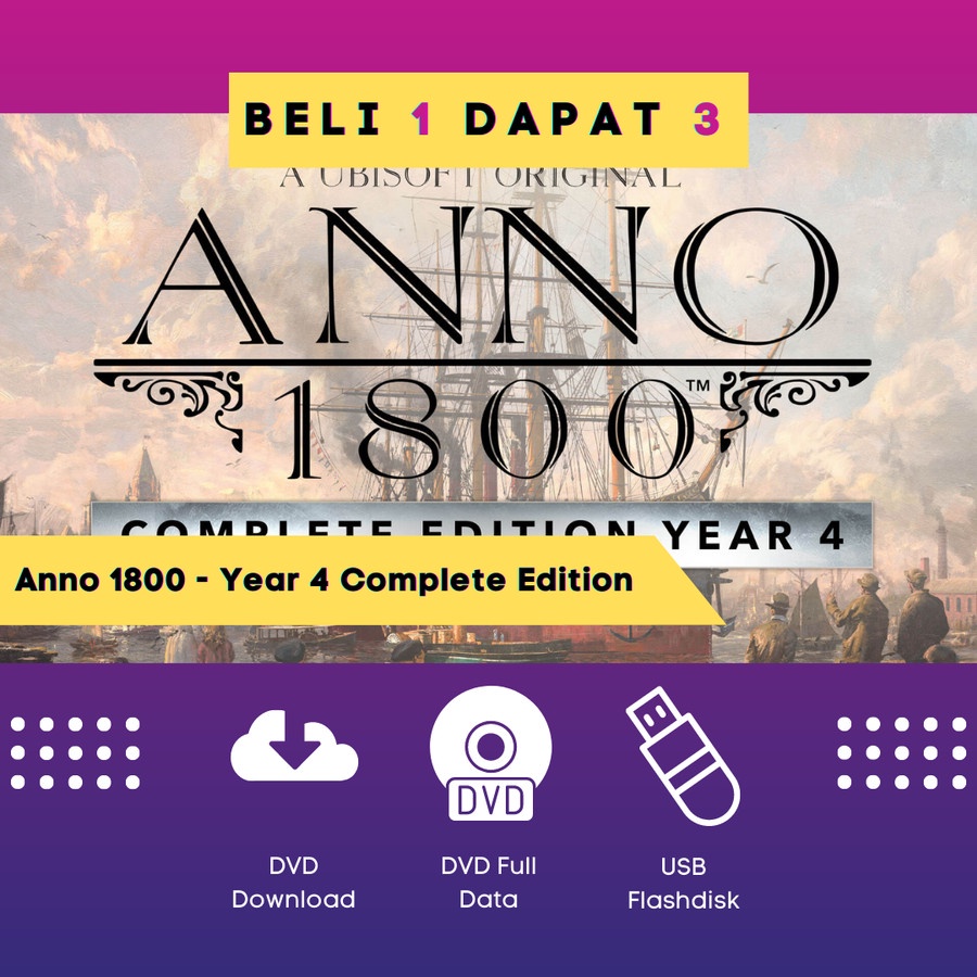 Anno 1800 year 4 complete edition original pc game shopee philippines