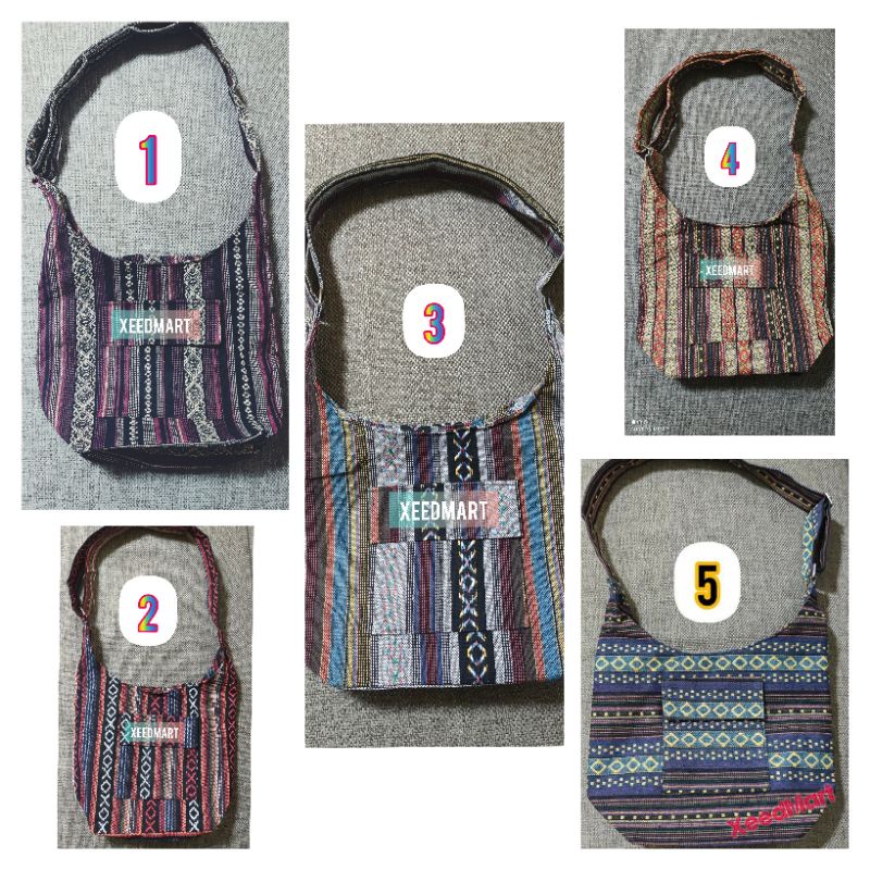 Embroidered Ethnic Native Boho Bag Fashionable Sling Bags Design Zipper ...