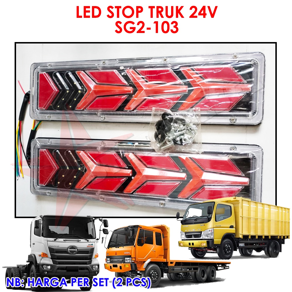 Led STOP Light Truck STOP Light 24V SG2103 LAMBO MODEL 3 Arrow CANTER