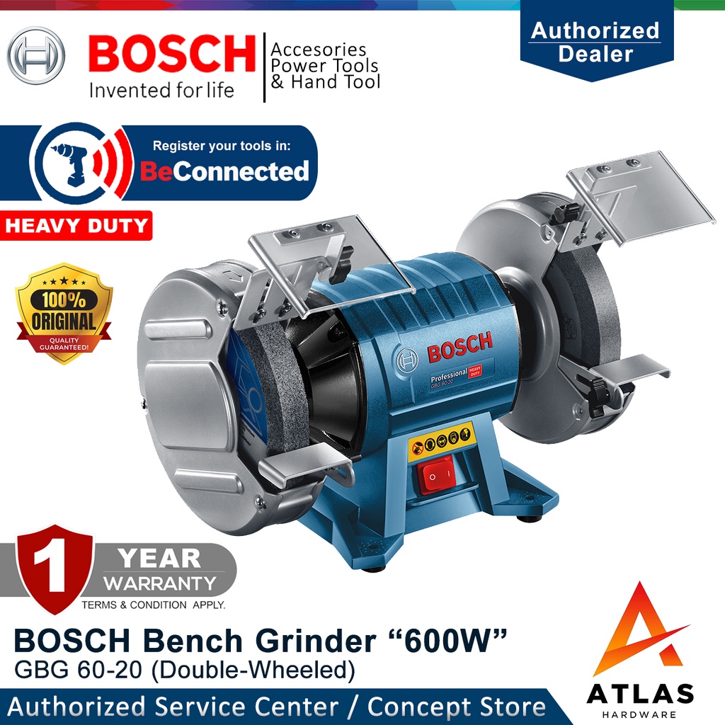 Bosch Bench Grinder GBG 6020 HEAVY DUTY Shopee Philippines