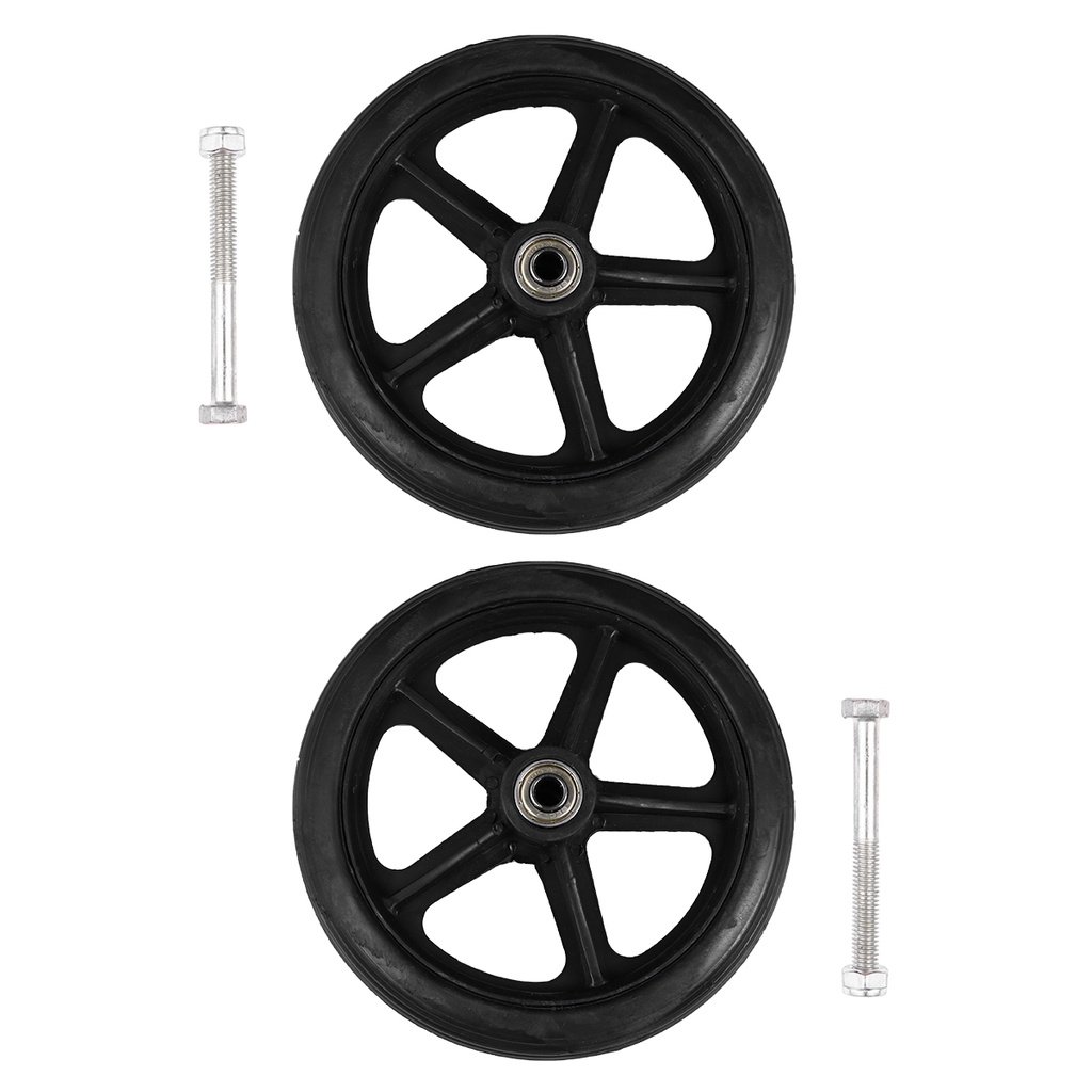 [READY STOCK] 2 Pcs Manual Wheelchair Wheelchairs Replacement Tires