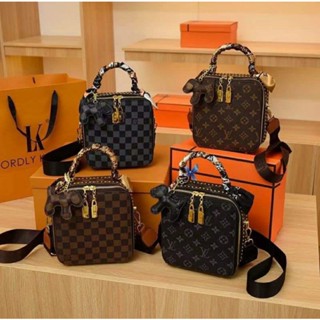 Lv square sling discount bag