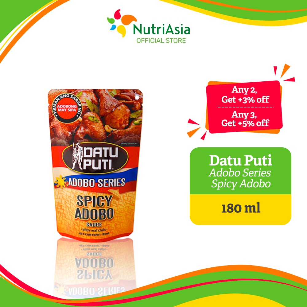 Datu Puti Adobo Series Spicy 180ml | Shopee Philippines