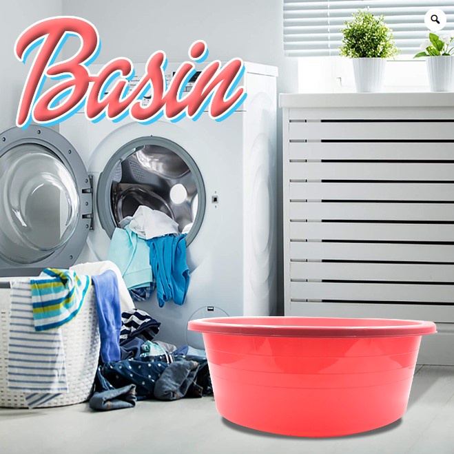 Happy Plastic BATYA SMALL TUB Multipurpose ROUND Plastic Wash basin ...