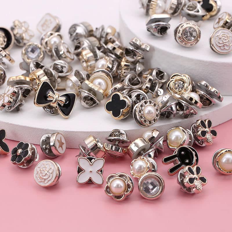 Jack 1pc Sewing-free Small Buttons Clothes Shirts Detachable Invisible ...