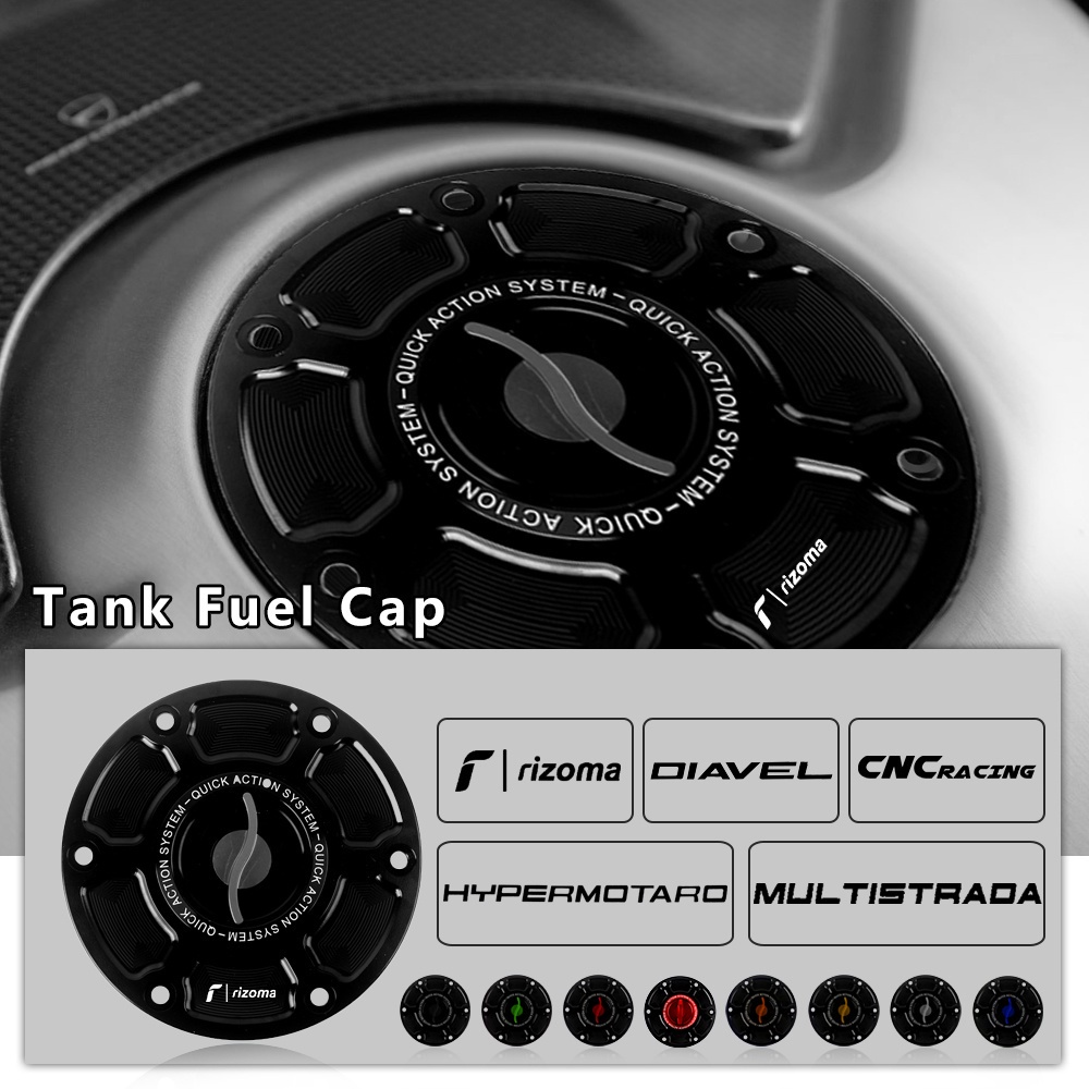 Motorcycle Accessories CNC Aluminum Fuel Gas Tank cap Quick Release