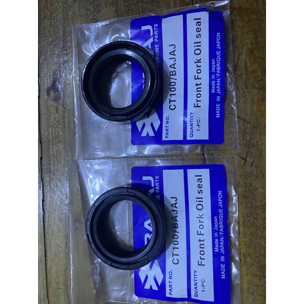 FRONT FORK OIL SEAL FOR CT100/BAJAJ (PAIR) Shopee Philippines