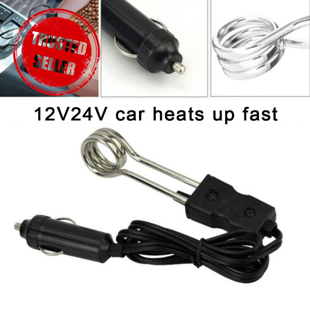 12V 24V Portable Electric Car Immersion Water Heater For Travel Camping ...
