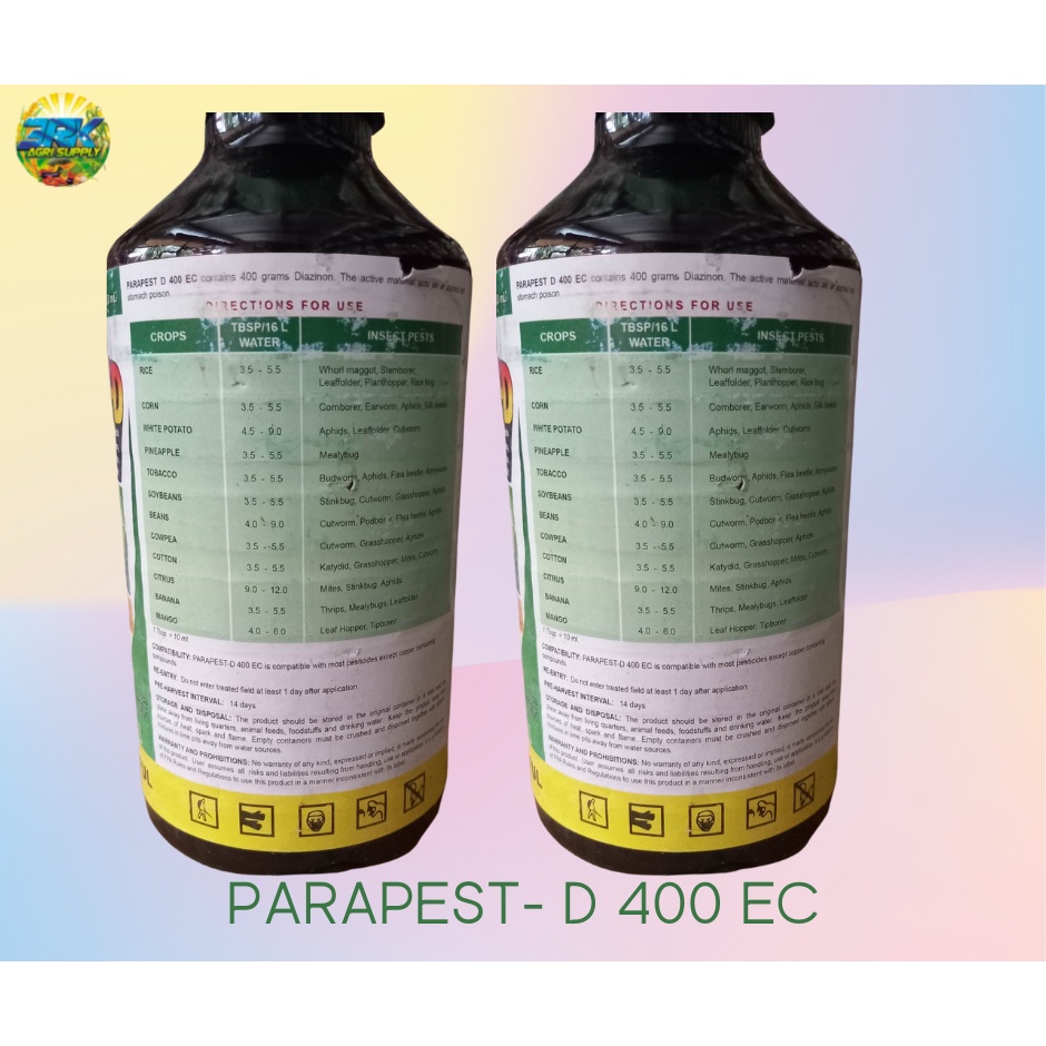 Parapest D(Diazinon)1 liter | Shopee Philippines