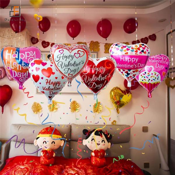 Happy Valentine's Day Foil Balloons Wedding Birthday Helium Balloon Party Decoration fondlullaby