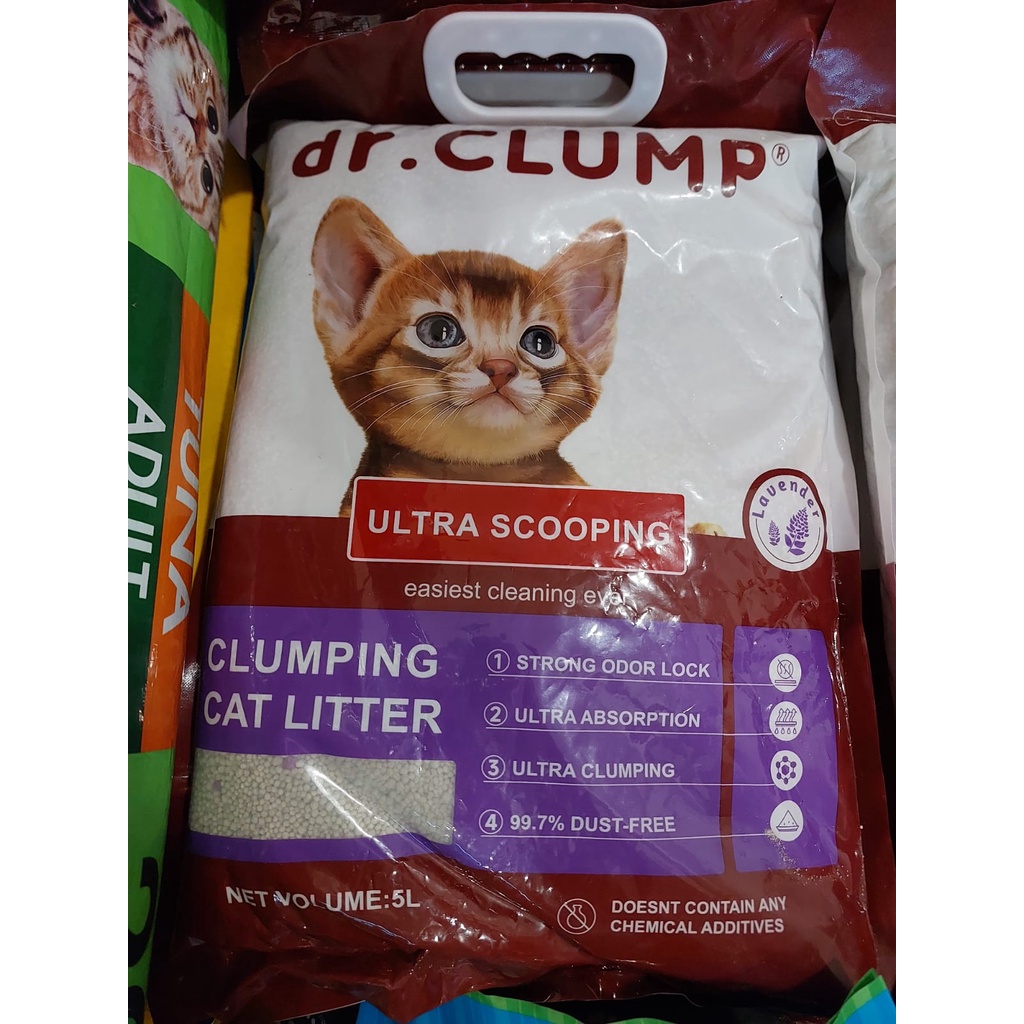 Dr Clump Cat Sand 5 Liter Lavender / Good Sand / Lumpy Sand / Lavender ...