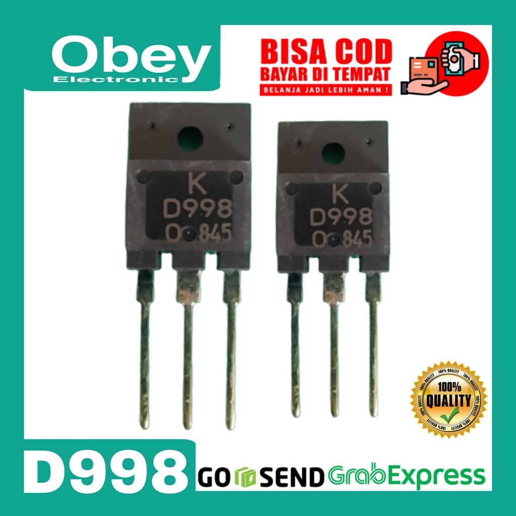 Transistor D998/D 998 | Shopee Philippines