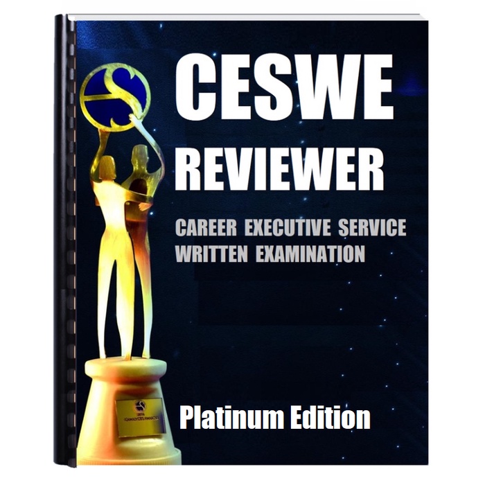 Career Executive Service Written Exam CESWE Reviewer Platinum Edition