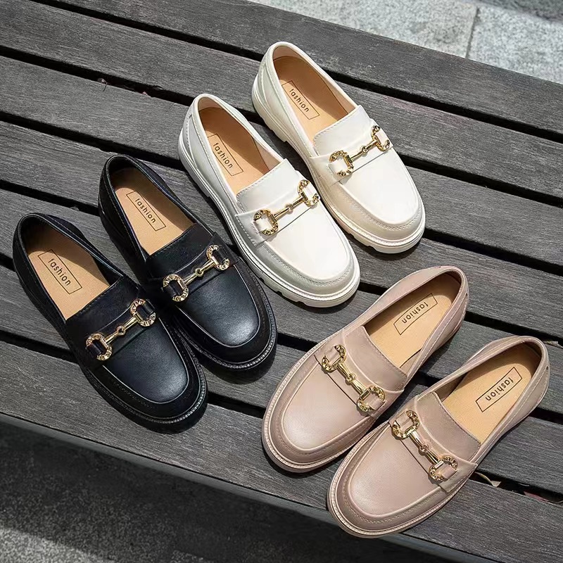 New Arrival Trending Korean Loafers Shoes for women | Shopee Philippines