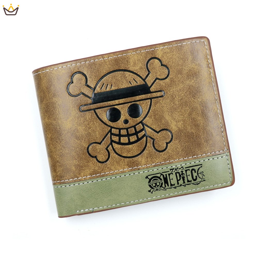 COD Monky D Luffy Men's Short Wallet Card Holder Purse Manga Pirates ...