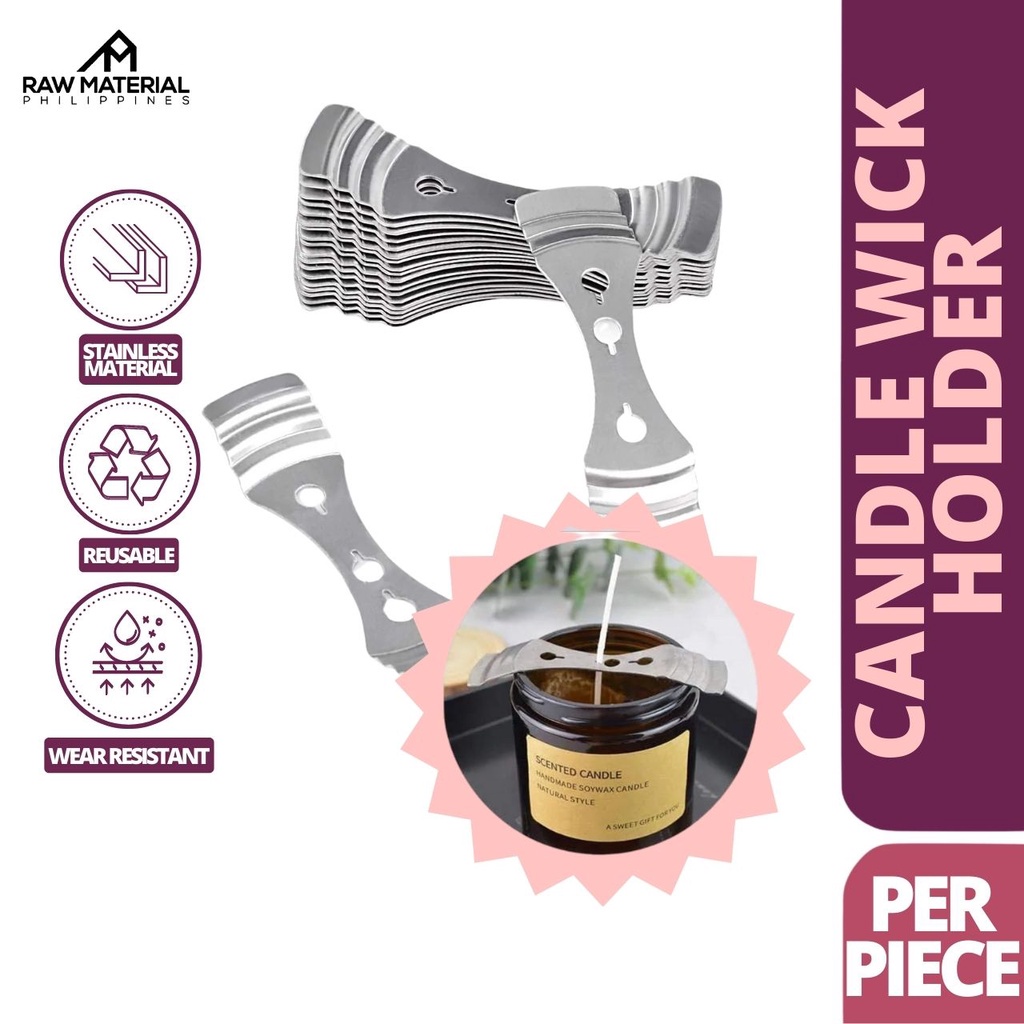 RMPH Candle Wick Holder Heat Resistant Candle Making Centering Device Wooden Candle Wick Holders