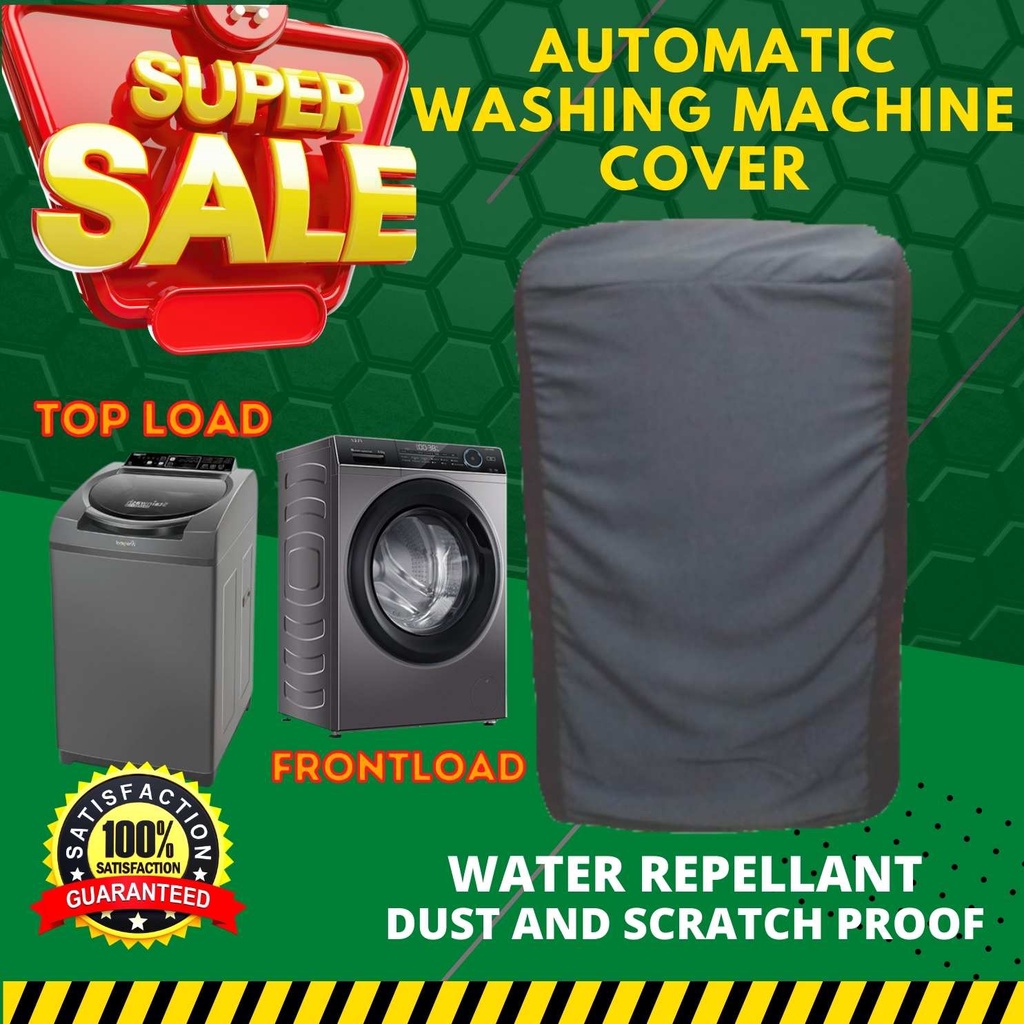 AUTOMATIC WASHING MACHINE FRONT LOAD ANF TOP LOAD HIGH QUALITY COVER WATER REPELLANT AND DUST